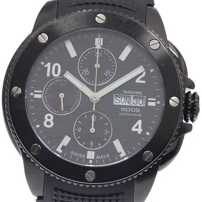 EPOS 3388SBBKR Chronograph day date black Dial Automatic Men's Watch_946618