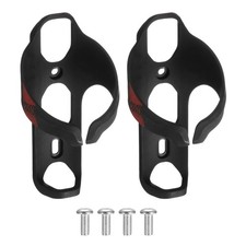 2pz Porta Borraccia Bici Fibra di Carbonio Porta Bottiglie Gabbia per Strada MTB, Rosso