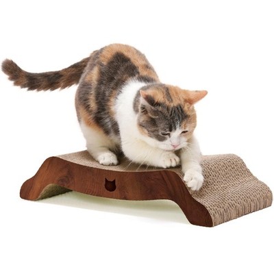 Cardboard Cat Scratcher Bed for Indoor Cats - Cat Scratching Board Horizontal...