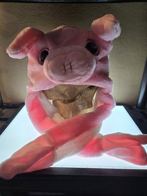 Adult / Teen Action Big Eye Critter Cap  Pig Cap  Moving Ears Air Pump