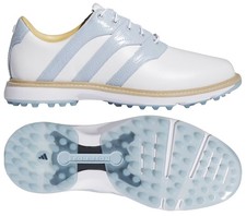 Adidas MC Z-Traxion Premium Spikeless Golf Shoes - RRP£140 - White / Blue