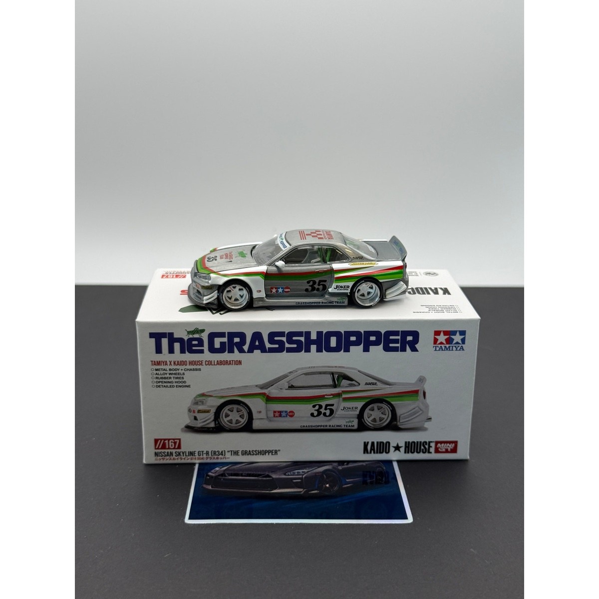 Kaido House Nissan Skyline GT-R R34 TAMIYA The Grasshopper #167