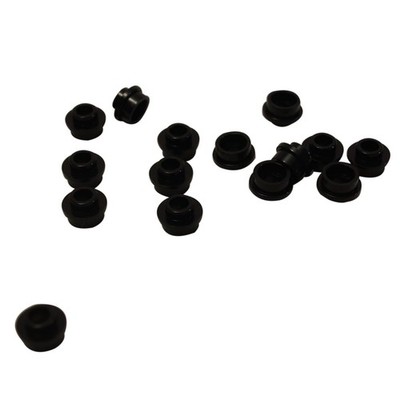 15 NEUE LEGO Plate, Round 1 x 1 with Open Stud Schwarz