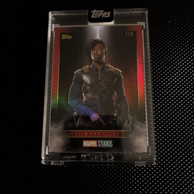 2025 Topps Marvel The Collector Erik Killmonger Villainy Red /5