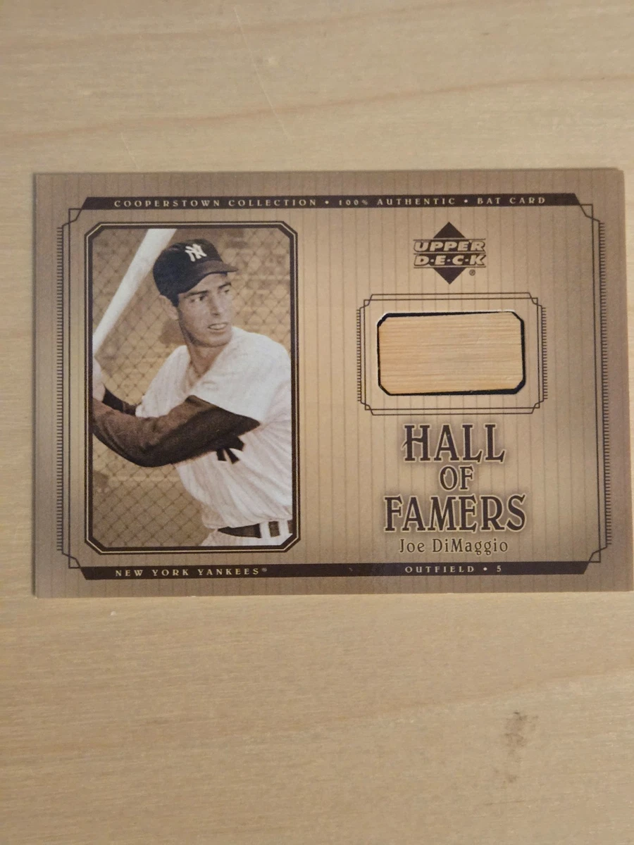 その他 Upper deck 2002 Joe DiMaggio Jersey Card 2002 Upper Deck Piece of History #39 Joe DiMaggio New York Yankees