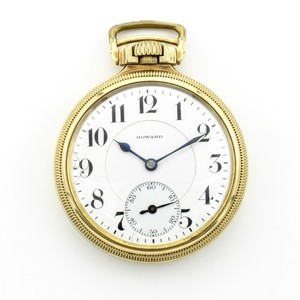1910 Howard GF 16s 21j 50mm Series 1 Railroad Grade Lever Pocket Watch #WB5474-3