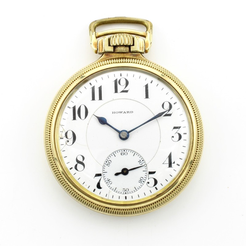 1910 Howard GF 16s 21j 50mm Series 1 Railroad Grade Lever Pocket Watch #WB5474-3