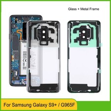 Transparent Clear Back Glass Cover Housing For Samsung Galaxy S9 G965F