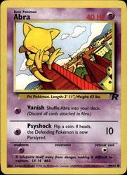 Abra 49/82 Team Rocket Common