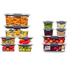 BPA-Free Airtight Food Storage Containers, 24-Piece Set, Easy for Meal Prep