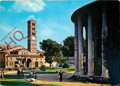 Ansichtskarte>>Rom, Tempil di Vesta e Chiesa S. Maria in Cosmedin