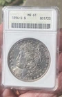1894 S Morgan Silver Dollar MS61