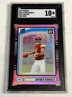 2024 Donruss Optic Jayden Daniels #389 Rated Rookie RC Pink Prizm SGC 10 GEM