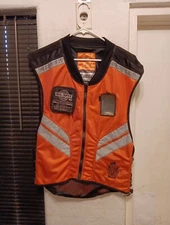 Icon Motorsports Military Spec Mesh Orange Vest Super Size Reflective