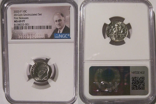 2023 P Roosevelt Dime 10c NGC MS 69 FT Full Torch FIRST RELEASES