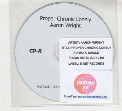 (HD688) Proper Chronic Lonely, Aaron Wright - DJ CD