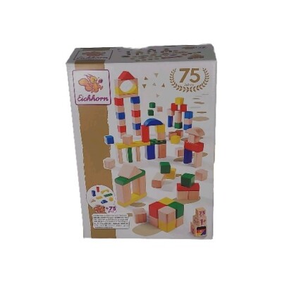 Eichhorn Holzbausteine 75 Jahre Bausteine Bauklötze Holzklötze Spielsteine Holz