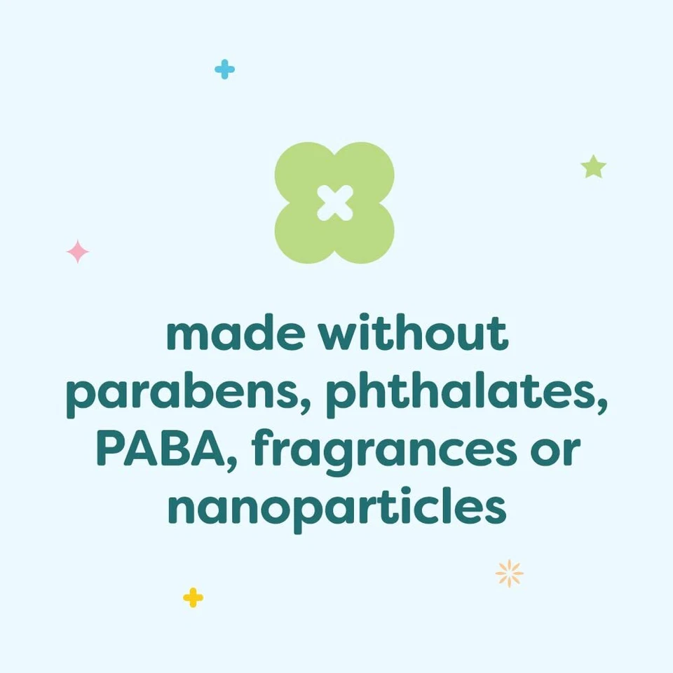 Protector solar mineral multicolor FPS 50 6 fl oz paquete de 2 sin lágrimas no alergénico Foto 3 de 4