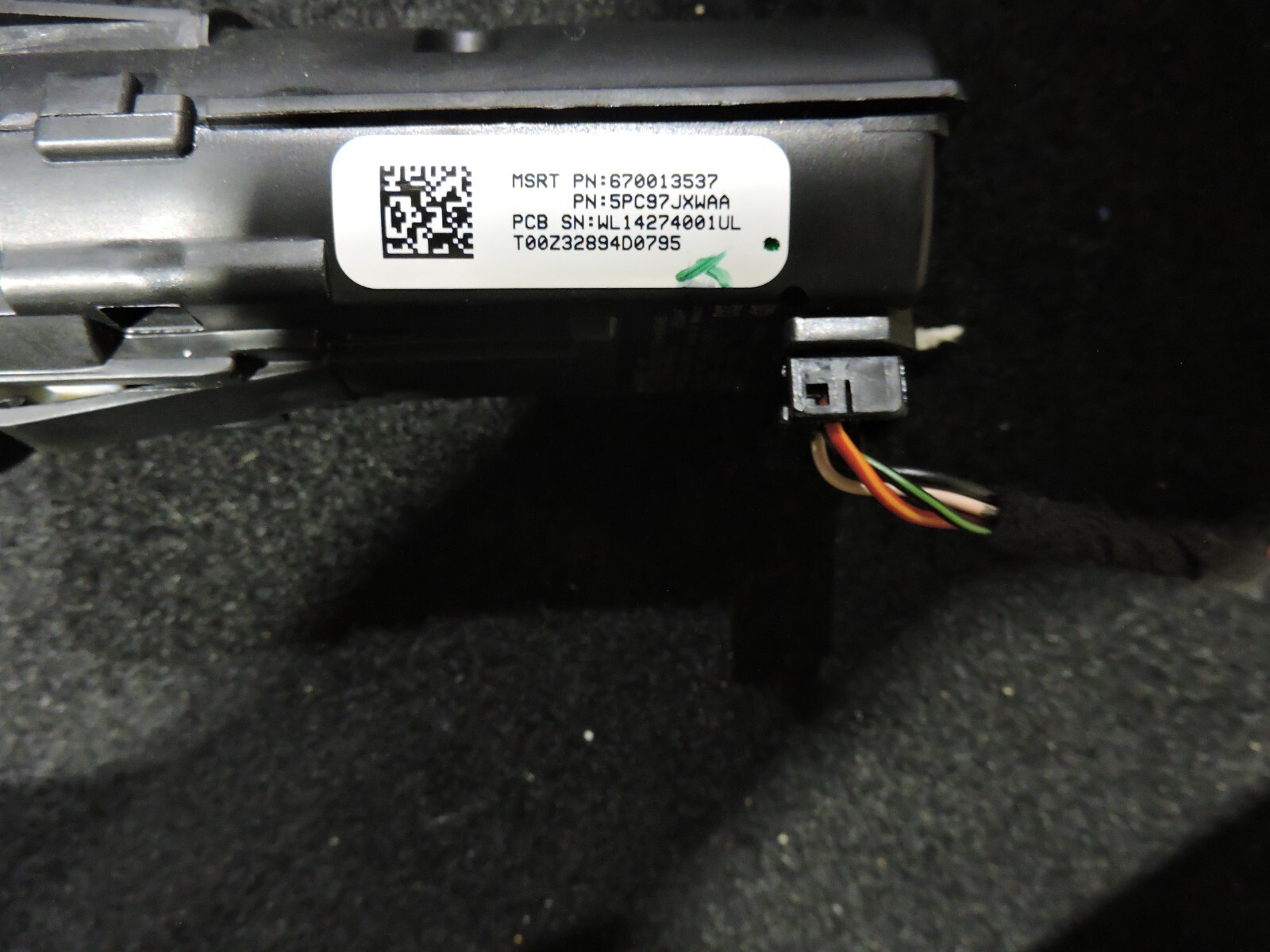 2014-17 MASERATI GHIBLI ENGINE PUSH START STOP IGNITION SWITCH 670013537