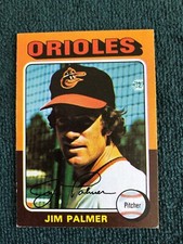 1975 Topps Baseball #335 Jim Palmer Baltimore Orioles HOF  Excellent