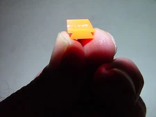 Orange 3/8 "  Dovetail Front  Rifle Sight - 22 rifle 