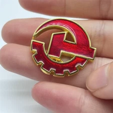 CPUSA Medal American Communist Party Badge Brooch Exquisite Clothing Decoration