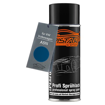 Autolack Spraydose für VW Volkswagen A5N Orbit Blue Metallic Basislack Sprühdose