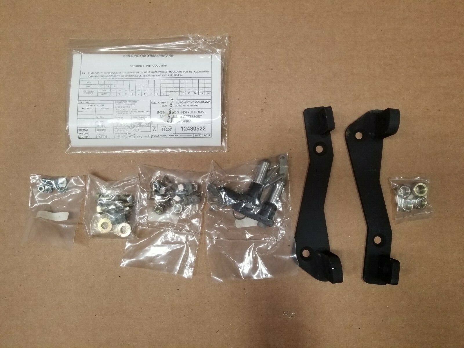 NOS HMMWV M113/114/M998 BRUSH GUARD GRILLE Humvee 57K4387 Military