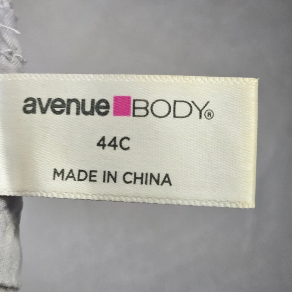 Sujetador Avenue Body para mujer 44C gris claro camiseta con aros correa de encaje LEER Foto 3 de 4