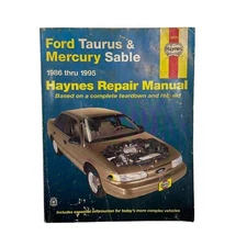 Ford Taurus and Mercury Sable 1986 thru 1995 Haynes Repair Manual 36074