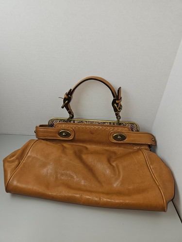 Talbots Leather Carpet Style Handbag - Picture 2 of 6