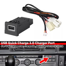 Presa di ricarica USB-A QC3.0 per Caravelle Transporter Multivan T-6