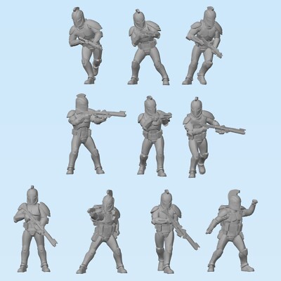 Star Wars Legions Miniatures - Galactic Republic Senate Commandos - Clone Wars