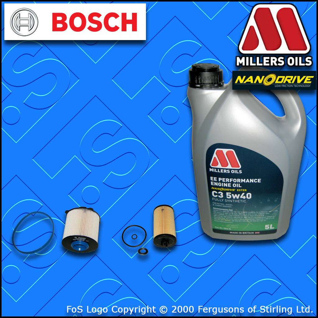 SERVICE KIT for VAUXHALL ZAFIRA C MK3 1.6 CDTI B16DTH OIL FUEL FILTERS +OIL