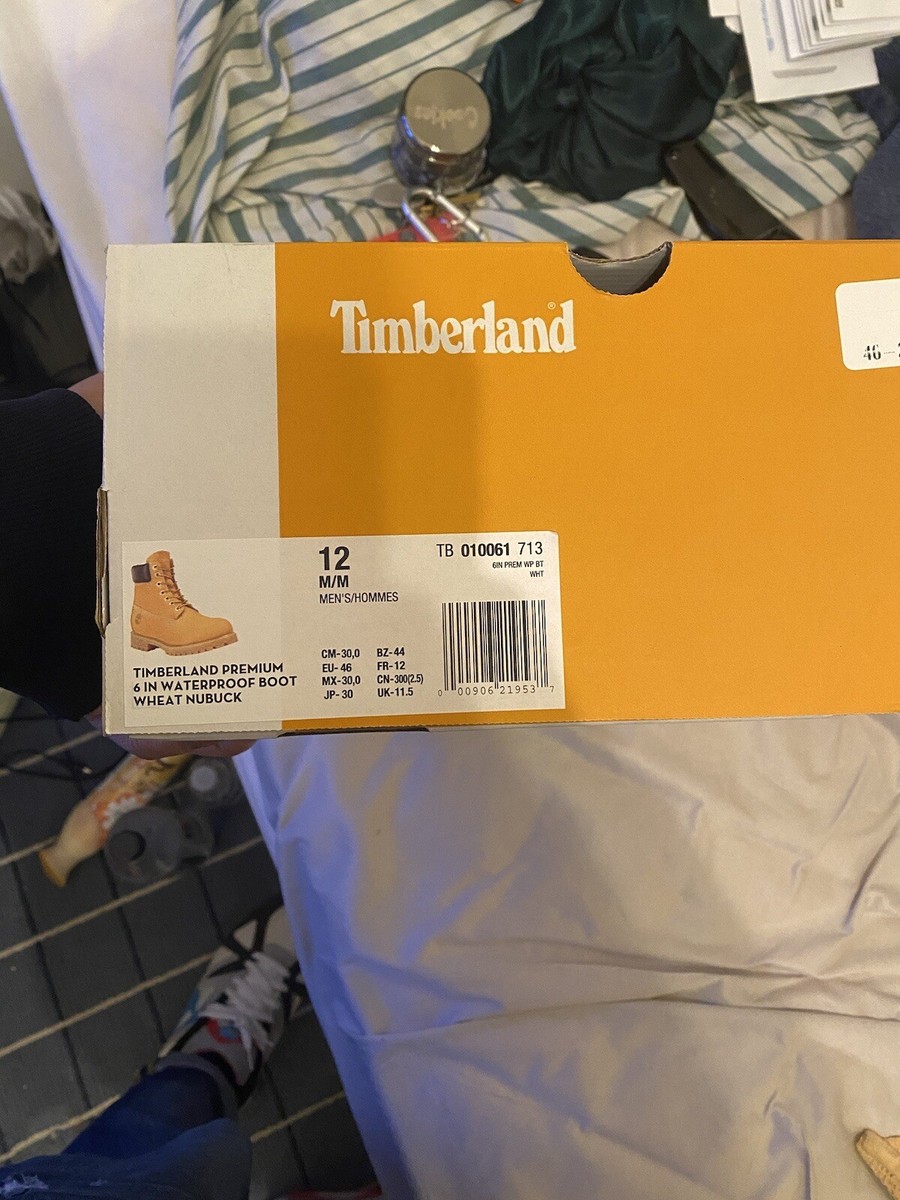 画像 Timberland Premium Waterproof Men Boots Size 12 (Wheat Nubuck