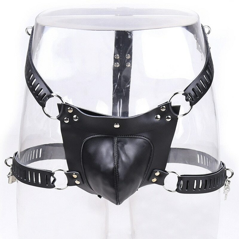 6 Style Leather Male Chastity Belt Adjustable Pant Cage Device 6-style-leather-male-chastity-belt-adjustable-pant-cage-device