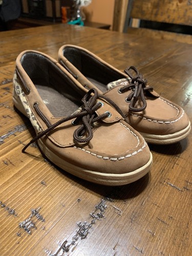 cheetah print sperrys