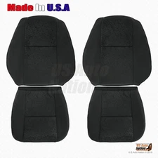 2007 2008 2009 Chevy Silverado DRIVER-PASSENGER Bottoms Tops Cloth Cover Black