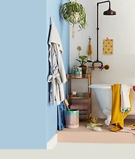 new FROSTED MICROCHIP Wild Sage Women's Hooded Plush Bath Robe in Small / Medium