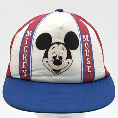 Vintage 1982 Mickey Mouse Walt Disney Baseball Hat Cap Snapback