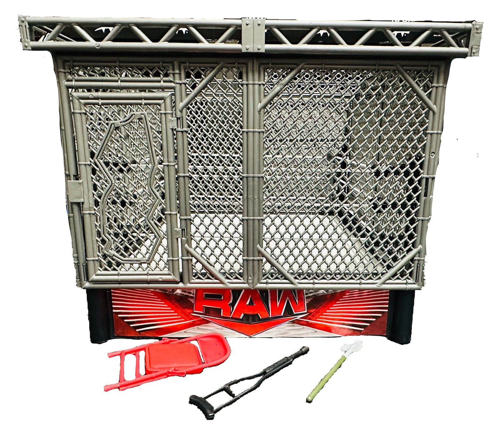 Mattel WWE RAW Cage Wrestling Ring Play-set Hell In a Cell 6” Action Figure 2025