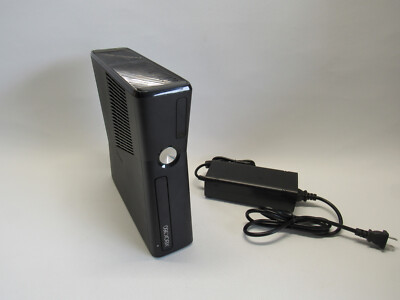 Xbox 360 S Slim Model 1439 Matte Black Console Only Tested  Works