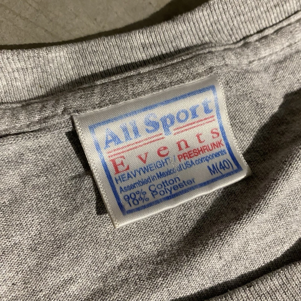 Camiseta de salvavidas gris vintage Padre Island, TX talla M costura única Foto 3 de 4