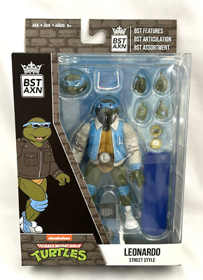 TMNT Leonardo Street Style Loyal Subjects BST AXN 1 in 4 Letterman Jacket Skater
