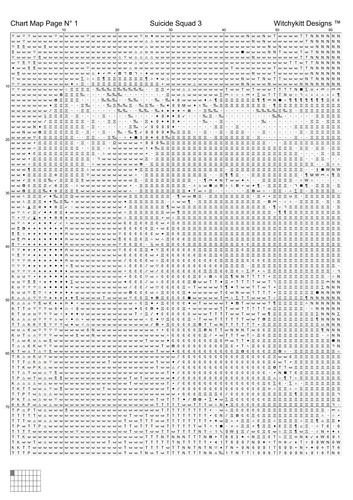 SUICIDE SQUAD 3 cross stitch pattern (punto cruz) - Picture 4 of 5