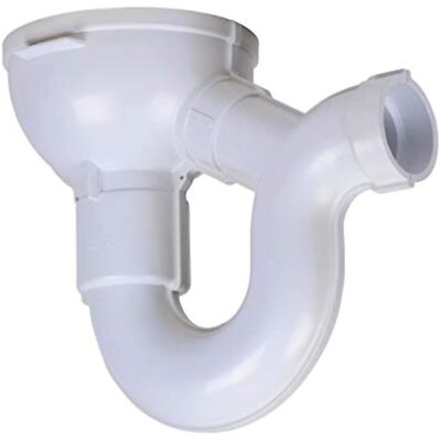 Vidange De Sol Oatey 2 Pouces En PVC Blanc – Avec Piège En P Et Bouchon De Nettoyage