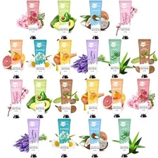 20 Pack Lotion for Women, Body Lotion for Dry Skin, Gifts for Women,Travel Si...