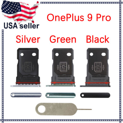 Original Dual SIM Tray SIM Card Holder Slot Free PIN For 1+ OnePlus 9 Pro 5G
