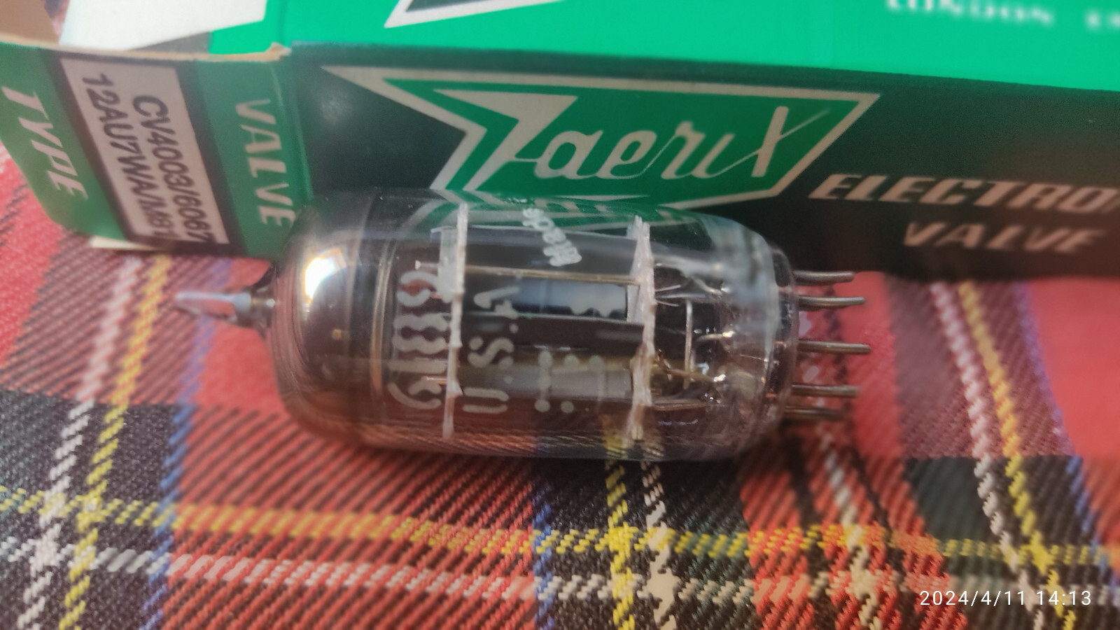 Tube 6189 12AU7WA Zaerix lampe de rechange ECC82 préampli guitare studio