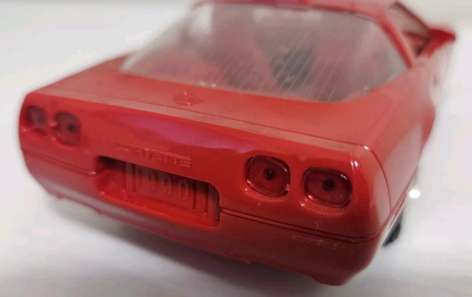 1990 Chevrolet C4 Corvette ZR-1 RED Promo Model Car LT-5 AMT ERTL #6034 - Image 3 of 4